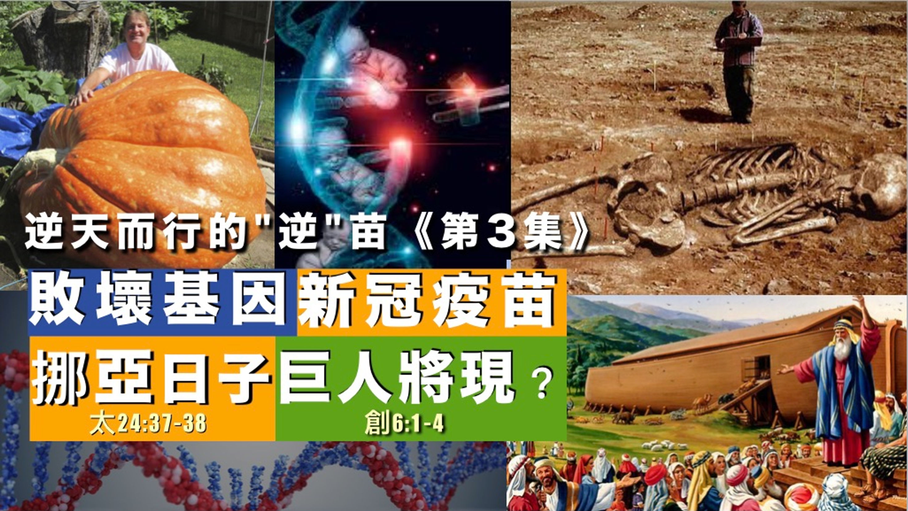 逆天而行的"逆苗" 第3集 : 挪亞日子的巨人將會再現?基因改造逆苗惹的禍?